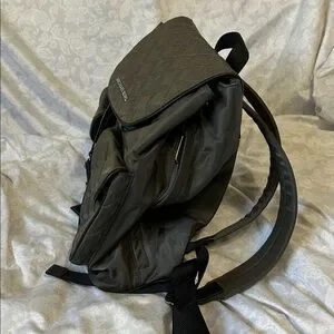 Michael Kors | Bags | Michael Kors Quilted Charcoal Backpack  display picture 1